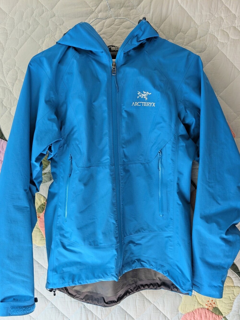 Arc'teryx Blue Waterproof Hooded Jacket